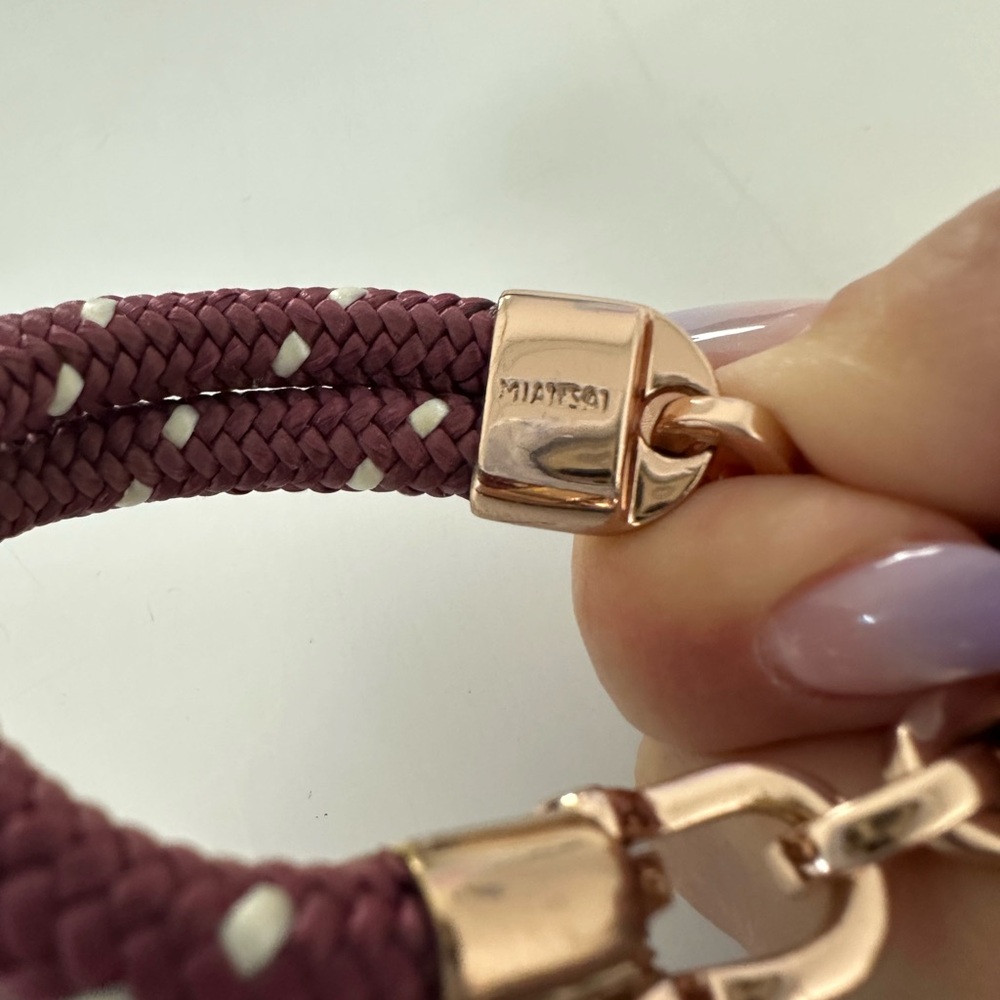 Sleek Miansai Rose gold Charm Bracelet with Intricate Detailing - Picture 8 of 8